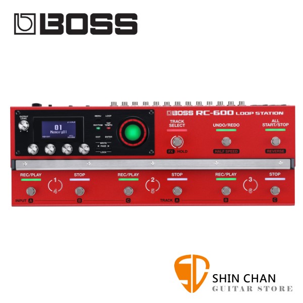 BOSS RC-600 Loop Station 樂句循環工作站【RC600/效果器/Roland/吉他